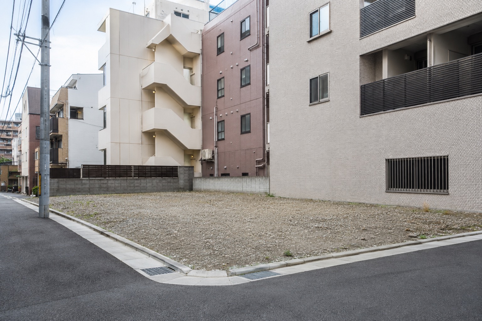 街の中にある土地のイメージ